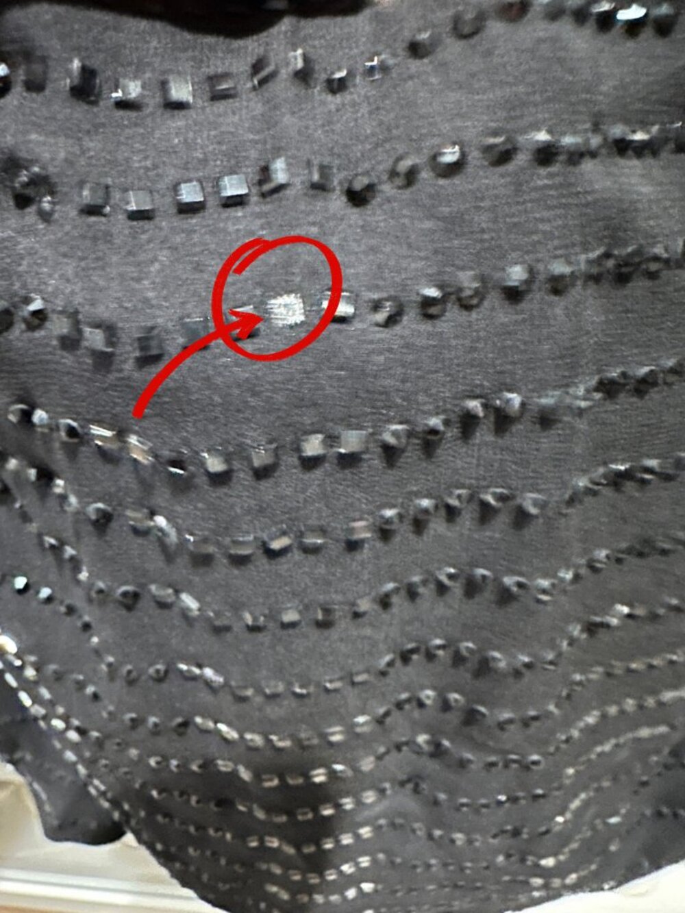 Retrofête Chaser Embellished Mini Skirt | Black | Size M - Picture 11 of 11